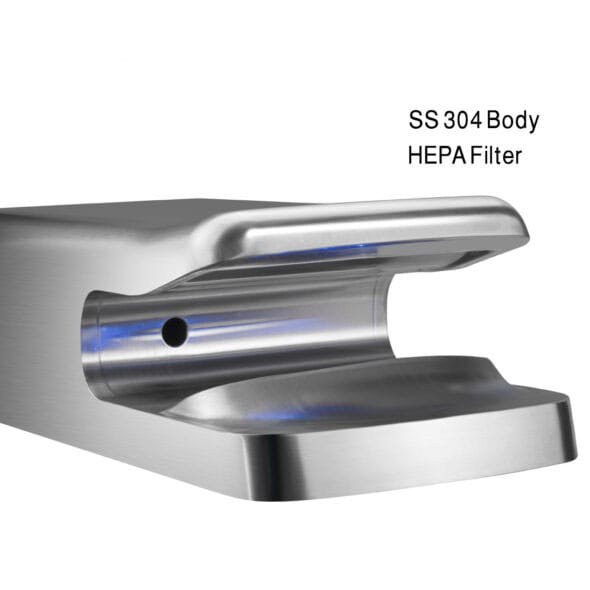 M8 Washroom Stainless Steel Jet Hand Dryer - Image 2