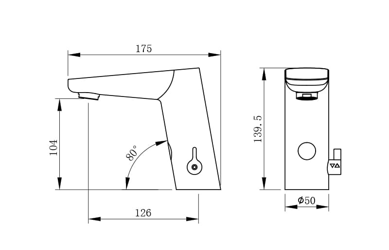 LT57 Touchless Bathroom Faucet - Image 2