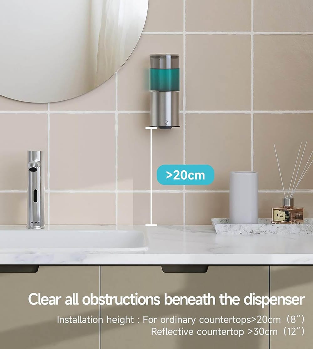 1213 Wall Mounted Automatic Liquid Soap Dispenser - Image 3