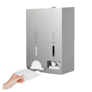 2408 Feminine Hygiene Wall Mounted Tampon and Pad Dispenser