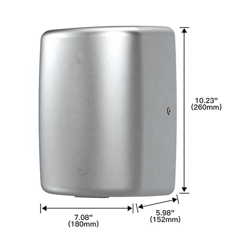 2803E Stainless Steel Slim Hand Dryer For Small Washroom - Image 4