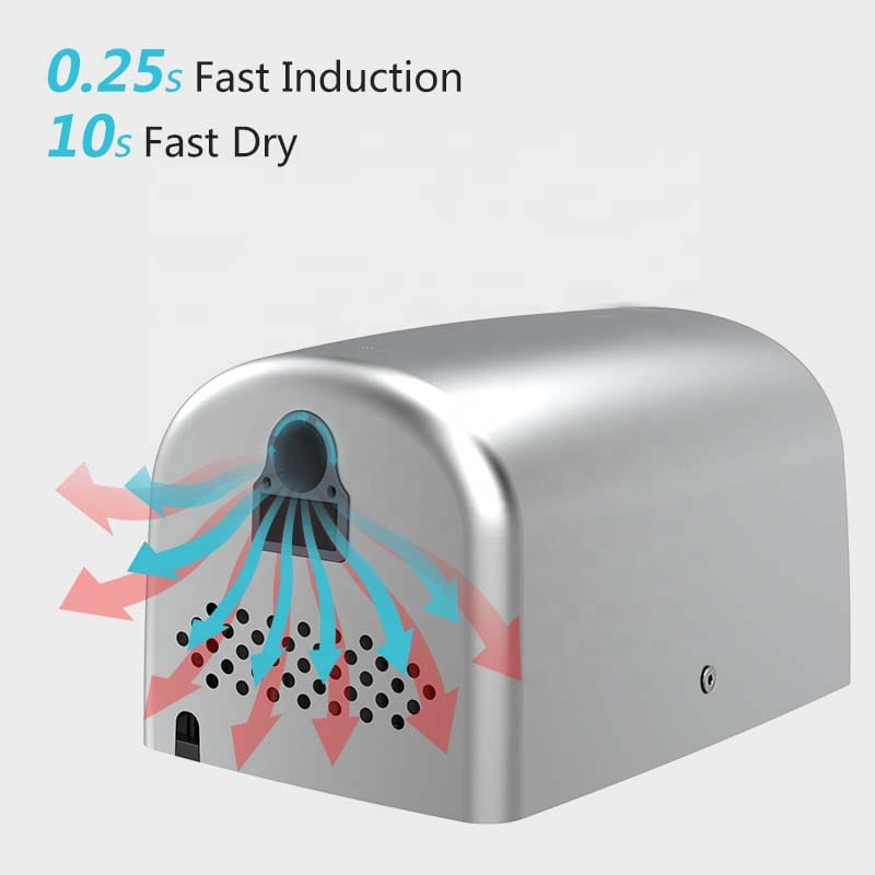 2803E Stainless Steel Slim Hand Dryer For Small Washroom - Image 2