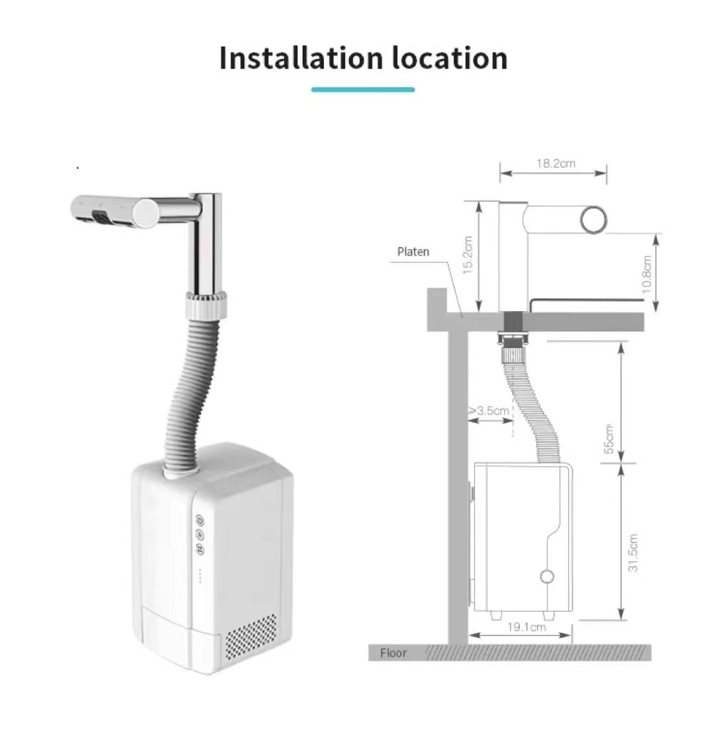 7120 Electric 2 In 1 Air and Water Tap - Image 4