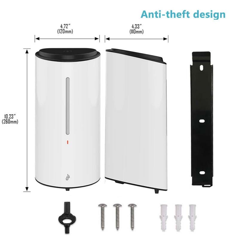 1210 ABS Plastic Wall Mounted Automatic Liquid Soap Dispenser - Image 3