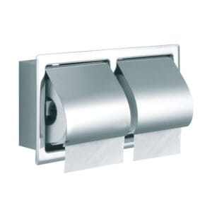 2332W Stainless Steel Double Recessed Toilet Paper Holder