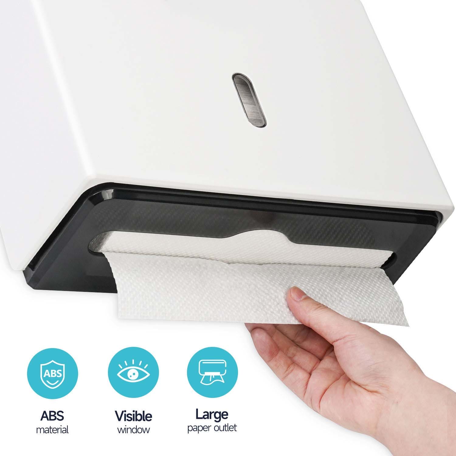 5102 Plastic Multifold Hand Towel Dispenser - Image 3