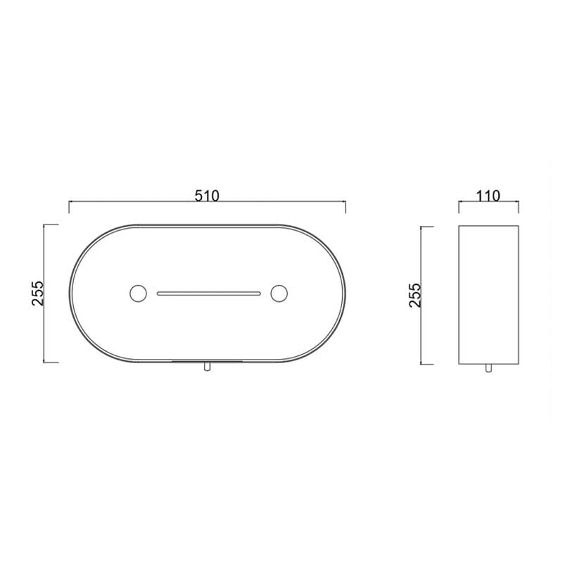 8834 Wall Mount Twin Jumbo Toilet Paper Dispenser - Image 2