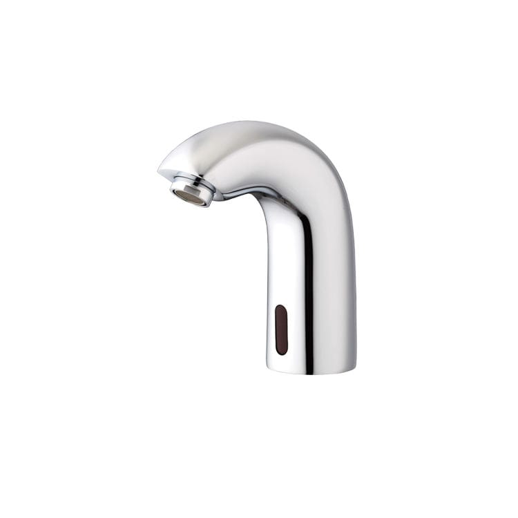 Touch-free sensor faucet for commercial washroom